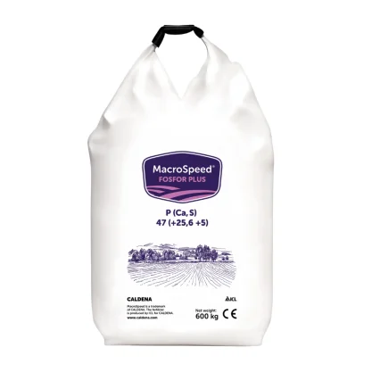 MacroSpeed Fosfor Plus 46% P2O5 25%CaO 5%SO3 600 kg