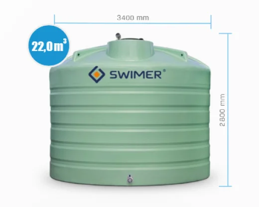 ZBIORNIK AGRO-Tank  (jednopłaszczowe- tworzywo) 22000 litrów RSM