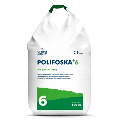 POLIFOSKA NPKS 6-20-30-7 500 kg